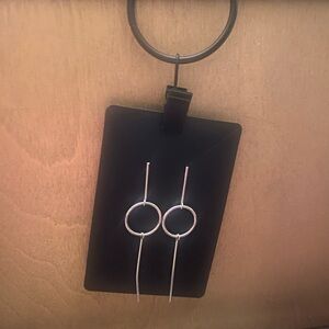 2 for $15** Minimalist Silver Tone Earrings